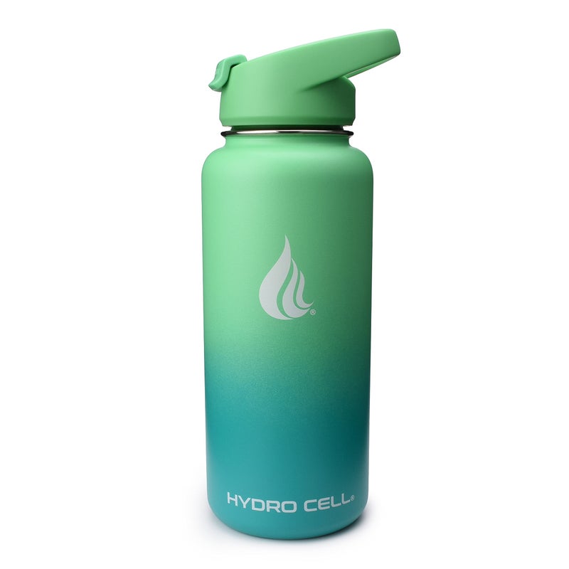 HYDRO CELL غطاء قهوة HYDRO CELL Easy Sip لزجاجات المياه ذات الفم الواسع - غطاء بديل علوي خالٍ من مادة BPA - 64 أونصة 40 أونصة 32 أونصة 24 أونصة 18 أونصة 14 أونصة. إكسسوارات علوية رياضية (غطاء قهوة بالنعناع 14 أونصة - 64 أونصة) - Image 2